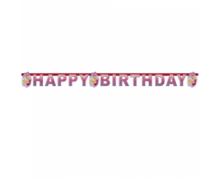 Barbie Pink Shoes Happy Birthday Partybanner
