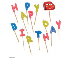 Cars Happy Birthday Kerzen