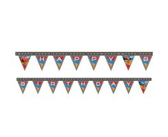 Cars RSN Happy Birthday Partybanner