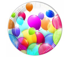 Flying Balloons Plates