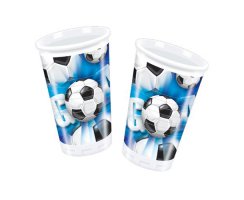 Football Blue Cups