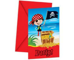 Little Pirates Einladungskarten