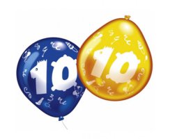 Luftballons Alter 10