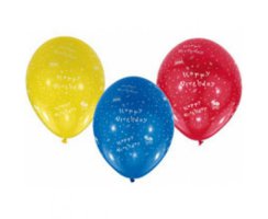Luftballons Happy Birthday