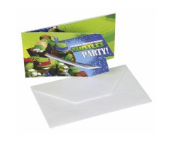 Ninja Turtles Einladungskarten