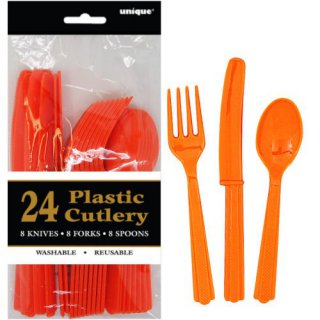 Cutlery Set Pumpkin Orange