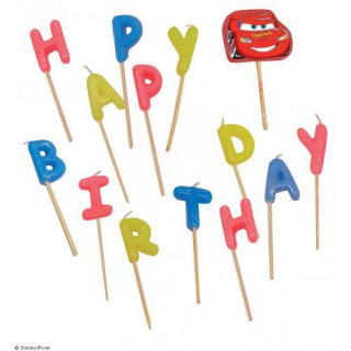 Cars Happy Birthday Kerzen