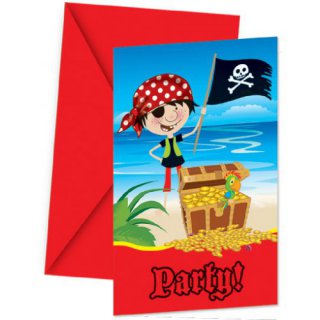Little Pirates Einladungskarten