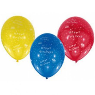 Luftballons Happy Birthday
