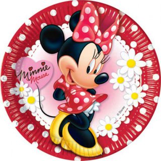 Minnie & Daisies Plates